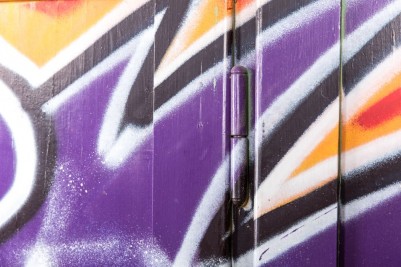 graffiti art locker